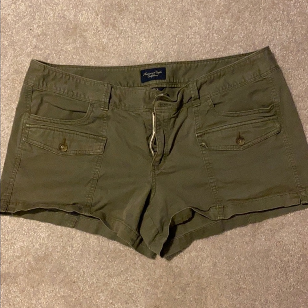 American Eagle Olive Green Shorts